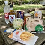 バーガーキング - 「日の出北公園」にて。