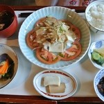 Machiya Toufu Banrai - 豆腐と鶏の冷しゃぶ
