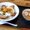 Kitakataramemmenkomachi - 「焼豚玉子飯」(780円)+「ちゃわんラーメンセット」(210円)