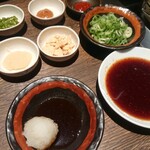 本格焼肉チファジャ - 本文に書いたように薬味類はお好みで！