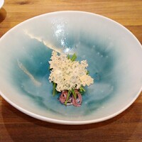 Selvaggio - 富山ホタルイカ、ふきのとうソース