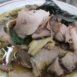 青島チャーシュー ＠￥８００−＋自家製チャーシュー ＠￥５０−