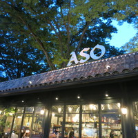 リストランテASO - 樹齢300年のケヤキを控える、ASOのロゴが立派な外観。