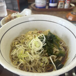 山田うどん食堂 - 冷やしたぬきそば。蕎麦が生そばに変わったんだよね！