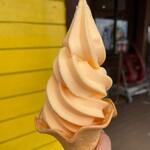 水府物産センターレストラン　森の風 - クインシーメロンのソフトクリーム