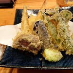 Michiraku - 旬野菜天ぷら盛り