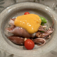 割鮮 入たに - 冬瓜とホタルイカ