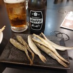 大衆昭和居酒屋 新横浜の夕焼け一番星 新横☆酒場 - 氷下魚、ひとり3尾までのはずだが、、、