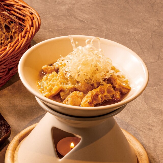 国産トリッパと牛すじの白の煮込み