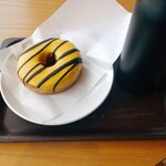 スターバックスコーヒー - 料理写真:ディカフェドリップ(Grande)+バナナクリームドーナツ