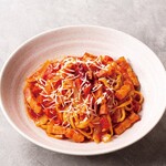 Whey pork bacon linguine all'amatriciana