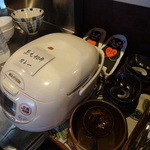 焼肉草野 - カレーは、炊飯器から…