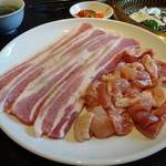 焼肉草野 - 豚バラ＆鳥もも肉　※２人前