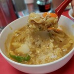 赤玉ラーメン - カレー丼