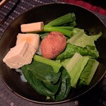 瀬里奈 - しゃぶしゃぶの野菜・その３です。