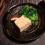 瀬里奈 - しゃぶしゃぶのスープで調理した野菜・その１です。