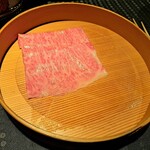 瀬里奈 - 宮崎県産特選牛サーロインのしゃぶしゃぶ肉・その７です。