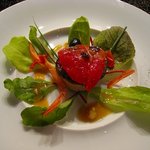 クーカル - 高原トマトと茄子フォアグラのミルフィーュ