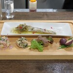 トリワイン ＰＩＫＯＳＨＨＨＵ - 前菜ちょっとずつ５種盛り