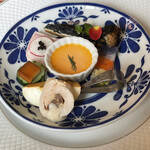 赤城亭 - 前菜盛り合わせ