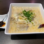 A & J - (料理)豆乳ピリ辛味噌うどん