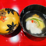 銀座 きた川 - キジハタと賀茂茄子