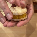 銀座 きた川 - 軽くサンドして。