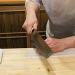 銀座 きた川 - 鱧の骨ぎり