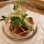 天婦羅 みやしろ - 鹿児島県産鰹のお刺身