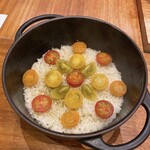 天婦羅 みやしろ - トマトの炊き込みご飯