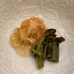 天婦羅 みやしろ - 先付け（蟹の自家製ジュレ載せ）