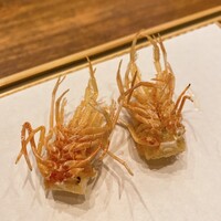 天婦羅 みやしろ - 車海老顎足の天麩羅