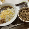 すき家 - チーズカレー、ミニ牛丼