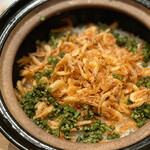 くずし 之助 - 桜海老と蕨の土鍋ご飯