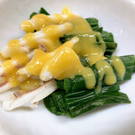 有限会社桝屋酒店   - 烏賊と葱のヌタ和え