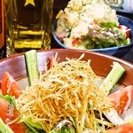 くし家串猿 - 揚げたてポテトのシーザーサラダ