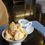 オオヌマズコーヒー - 生チーズのセミフレッド With エアロプレスダブル \840