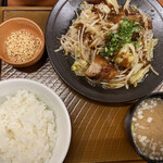 から好し - 野菜あんかけ定食800円（ご飯少なめ）