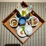 Tensushi - 前菜5種盛り