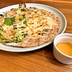 農家ピザくまのグラッチェ - ハーフ＆ハーフ①