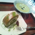 丸久小山園 - 2013.8抹茶ロールと薄茶（冷）