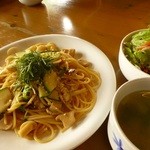 けや木 - ほたての和風スパゲッティ（小盛り）