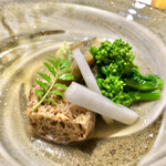 礒田 - 出汁を蓄えた利休麩が美味しい