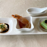 Setsuen - 前菜三種盛り