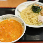 日高屋 - ピリ辛とんこつつけ麺 ¥640-