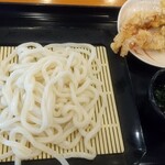 ちよ志手打うどん - ざるうどんとゲソ天