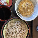 嵐山 - かつ丼セット　1,060円