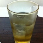 骨付鳥 蘭丸 - 南高梅酒ソーダ割り（500円）