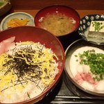 酒寮 米しずく - ネギトロ山掛け丼\750