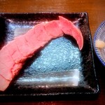 Meishu Kakuuchi Senta Takano - ライン友達限定「タンナマ」ごま油ニンニク塩でお願いしてみたらやってくれたー！うまい！